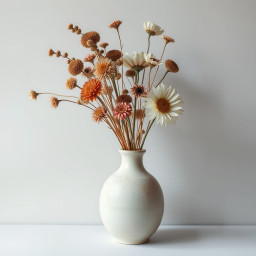 seedream 5 0 text to image example ceramic vase with dried flowers seedream still life sample 1